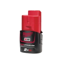 Milwaukee M12 B2 - Akumulátor Redlithium-Ion (12 V / 2,0 Ah)