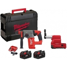 Milwaukee M18 CHPXDE-502C - Aku kombinované kladivo s odsáváním 18 V