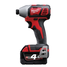 Milwaukee M18 BID-402C - Aku rázový utahovák 1/4&quot; Hex 18V / 4.0 Ah