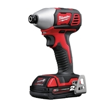 Milwaukee M18 BID-202C - Aku rázový utahovák 1/4 šestihran 18V / 2.0 Ah