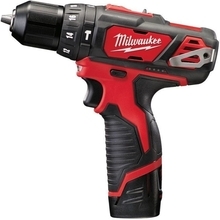 Milwaukee M12 BPD-202C - Aku příklepová vrtačka 12V / 2.0 Ah