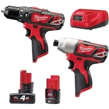 Milwaukee M12 BPP2B-421C - Aku powerpack 12 V / 2.0 / 4.0 Ah