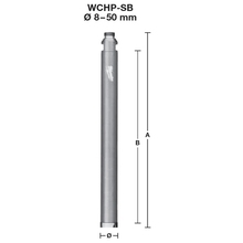 Milwaukee WCHP-TK 35 - Diamantová jádrová korunka 35x300 mm (1/2" Gas)