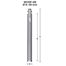 Milwaukee WCHP-TK 14 - Diamantová jádrová korunka 14x300 mm (1/2&quot; Gas)