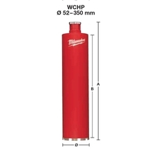 Milwaukee WCHP-SB 62 - Diamantová jádrová korunka 62x420 mm (1 ¼" UNC)