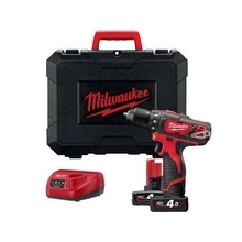 Milwaukee M12 BDD-402C - Aku vrtací šroubovák 12V / 4.0 Ah