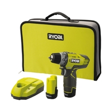 RYOBI R12DD-LL13S - Aku vrtačka/šroubovák 12 V / 1.3 Ah