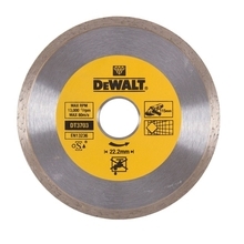 DeWalt DT3703 - Diamantový kotouč celoobvodový 115 x 22,2 mm / suché řezání