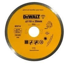 DeWalt DT3715 - Diamantový kotouč 110 x 20 mm na řezání mramoru, porcelánu, žuly