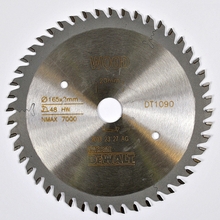 DeWalt DT1090 - Pilový kotouč ATB 0° 165x20 mm, (48 zubů)