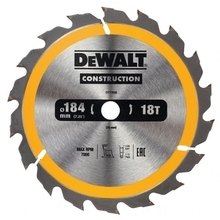 DeWalt DT1938 - Pilový kotouč ATB 20° 184x16 mm, (18 zubů)