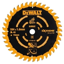 DeWalt DT1668 - Pilový kotouč Extreme 184x16 mm, (40 zubů)