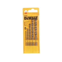 DeWalt DT6952 - 5-dílná sada vrtáků do zdiva 4 - 10 mm