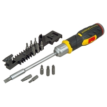 Stanley FMHT0-62691 - Ráčnový šroubovák FatMax s pistolovou rukojetí a 12 bity