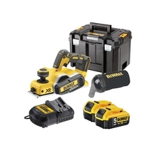 DeWalt DCP580P2 - Aku hoblík 18 V / 5.0 Ah XR v kufru TSTAK