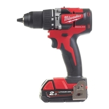 Milwaukee M18 CBLPD-202C - Aku příklepová bezuhlíková vrtačka 18 V / 2.0 Ah