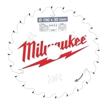 Milwaukee 4932471300 - Pilový kotouč na dřevo 190x30 (24 zubů)