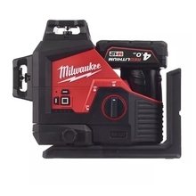 Milwaukee M12 3PL-401C - Aku laser 360° se 3 rovinami 12V / 4.0 Ah