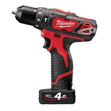 Milwaukee M12 BPD-402C - Aku příklepová vrtačka 12 V / 4,0 Ah