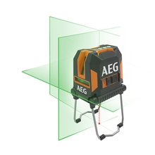 AEG CLG330-K - Tříbodový zelený laser + olovnice
